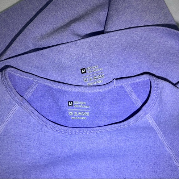 2 Piece Yoga Set Gym Women's Tracksuit Top High Waist Leggings Sports Suit - Picture 6 of 6